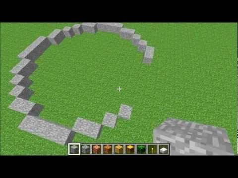 How to Make a Perfect Circle in Minecraft! - YouTube