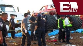 Monster truck: Tragedia en Aeroshow de Chihuahua (VIDEO) /Monster truck accident