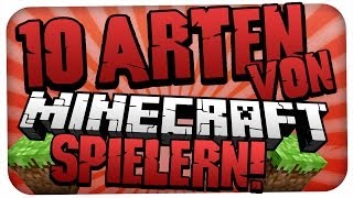 10 ARTEN VON MINECRAFT SPIELERN [DIE JEDER KENNT]