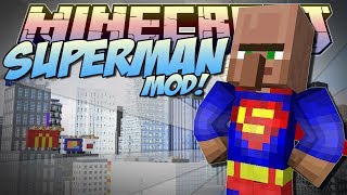 Minecraft | SUPERMAN MOD! (Become an Amazing Superhero!) | Mod Showcase