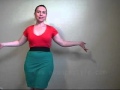 Sewing Tutorial: Easy High Waist Stretch Pencil Skirt (inspired By 