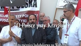 Ks.Tadeusz Isakowicz Zaleski-"Ludobójstwo na Wołyniu".