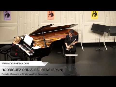 Dinant 2014 - RODRIGUEZ ORDIALES Irène (Prelude, Cadence et Finale by Alfred Desenclos)
