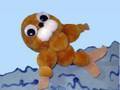 Manualidades con pompones: Como hacer una foca con pompones