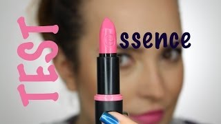 Pierwsze wrażenie + test na żywo - Essence Longlasting Lipstick (pomadka, szminka)