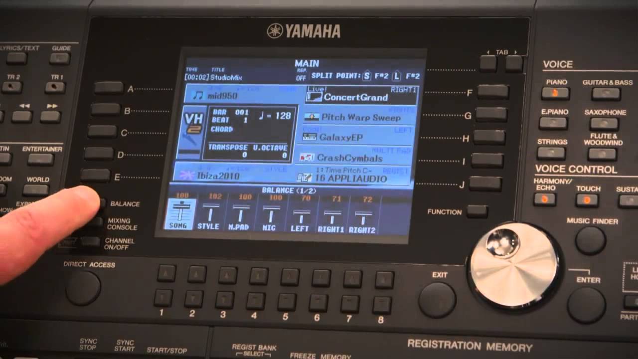 song style yamaha free download