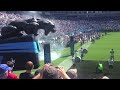 Carolina Panthers Player Introduction 9/22/13