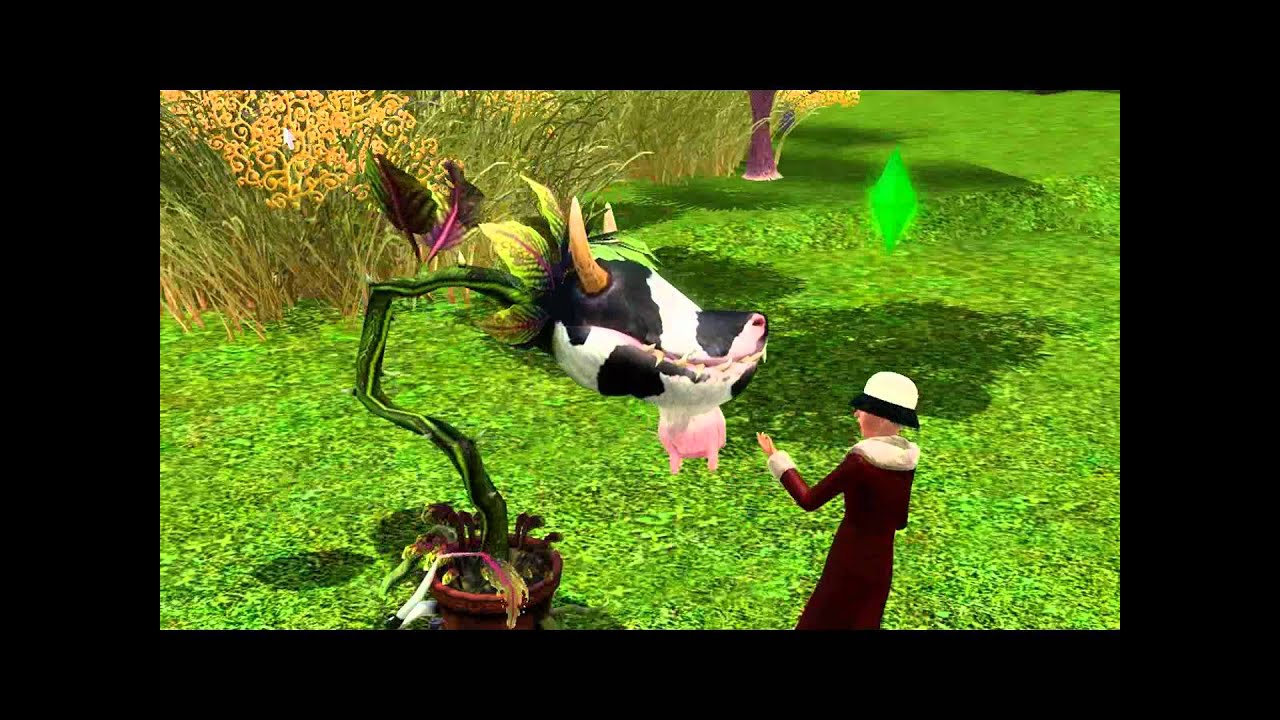 The Sims 3 - Laganaphyllis Simnovorii (aka The Cow Plant) - YouTube