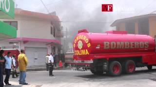 Incendio en bodega provoca evacuación cerca de mercado Francisco Villa.