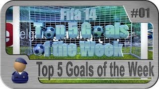 FIFA 14 - TOP 5 Goals of the Week - #1