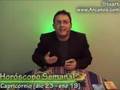 Video Horóscopo Semanal CAPRICORNIO  del 2 al 8 Diciembre 2007 (Semana 2007-49) (Lectura del Tarot)
