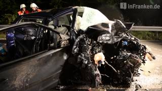 Zwei Tote bei Unfall auf der B505 bei Hirschaid am 04. Oktober 2013