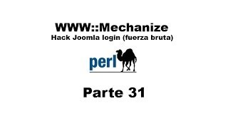 Perl tutorial. Parte 31