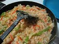 Indo Chinese vegetable fried rice recipe