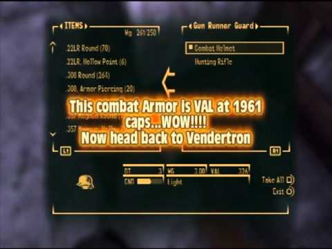 Fallout New Vegas - Get 1000-3000 caps- Easy cheat - PS3 - YouTube