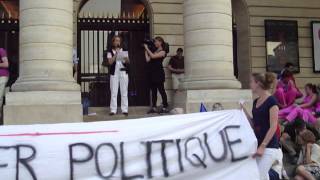 Libération de Nicolas B - Paris Place de l'Odéon - Video 6 (9 Juillet 2013)