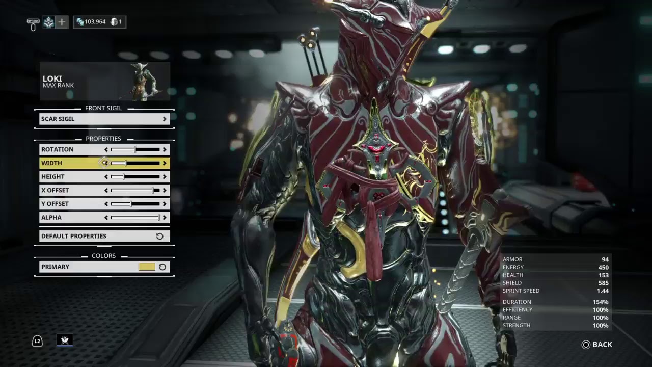 Warframe Fashion Frame | Ash, Ember, Loki prime etc. | 