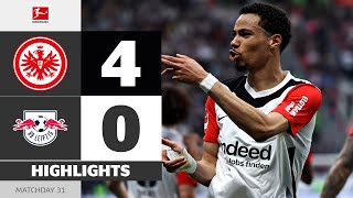 Ekitiké & Co. On FIRE! | EINTRACHT FRANKFURT — RB LEIPZIG | Highlights | Matchday 31 – Bundesliga