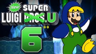 Let's Play New Super Luigi U Part 6: Pinguin-Luigis Rutschpartie