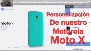 Motorola MOTO X personalización en vivo paso a paso - Moto X customization