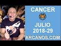 Video Horscopo Semanal CNCER  del 15 al 21 Julio 2018 (Semana 2018-29) (Lectura del Tarot)