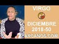 Video Horscopo Semanal VIRGO  del 9 al 15 Diciembre 2018 (Semana 2018-50) (Lectura del Tarot)