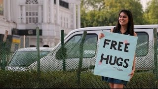 A Cute Girl & Free Hugs | Mind-Blowing Reactions in India