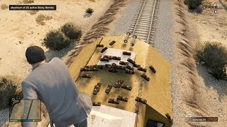 #240【GTA5】爆弾40個で列車は止まるのか!!