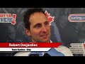 2012 Tim Hortons Brier Draw 1 Media Scrum