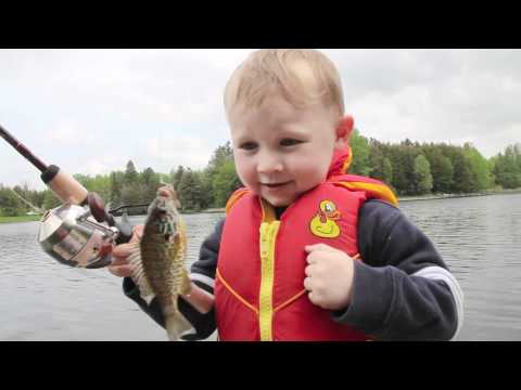 Boy's Awesome Reaction To Catching His First Fish