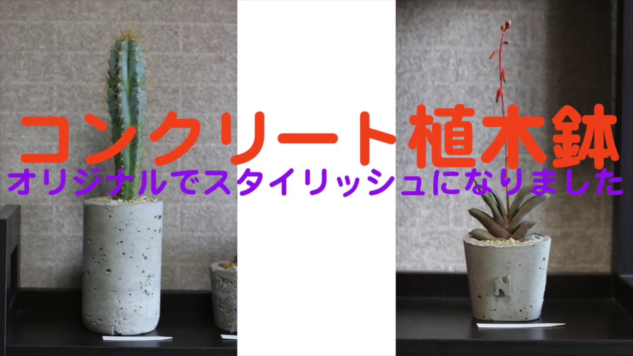 セメント植木鉢の作り方