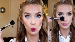 Easy Contouring + Highlighting Tutorial (+ bronzer, blush!)