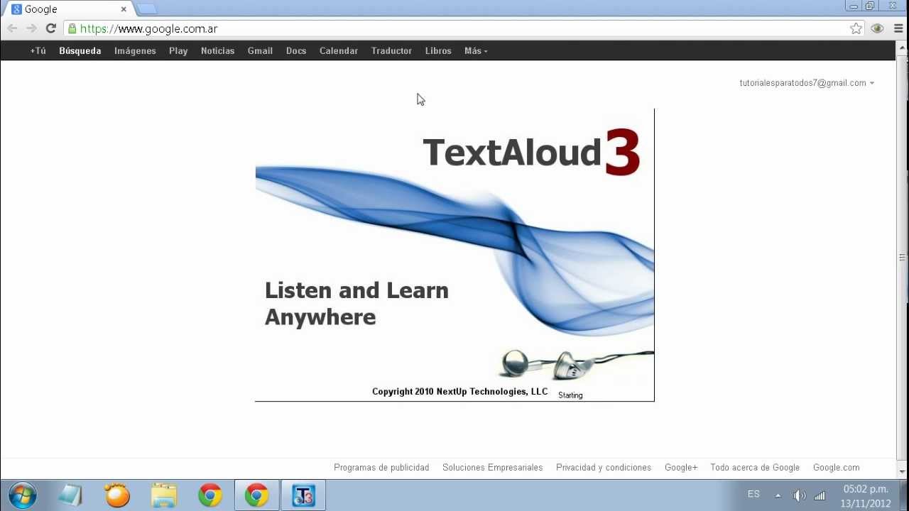 ... Descargar, Instalar y Usar TextAloud 3 - TUTORIAL ESPAÑOL - YouTube