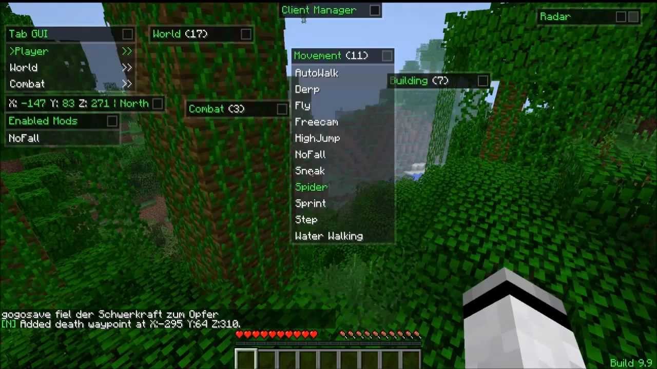 Minecraft mod/hack - Nodus [1.3.2] (Deutsch/German) - YouTube