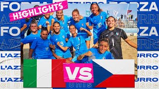 Highlights: Italia-Repubblica Ceca 6-2 - Beach Soccer (31 agosto 2022)