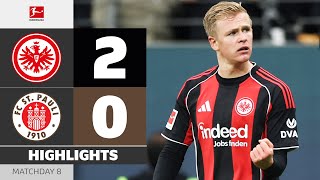 Burkardt BRACE! | EINTRACHT FRANKFURT — ST. PAULI | Highlights | Matchday 8 – Bundesliga 2025/26