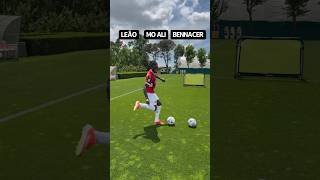 @MoAliFC No-look challenge v Leão & Bennacer | #shorts