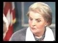 Madeleine Albright - The deaths of 500,000 Iraqi children was worth it for Iraq's non existent WMD's