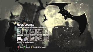 Batman: Arkham City - Use Alternate Skin Without Completing Story Mode