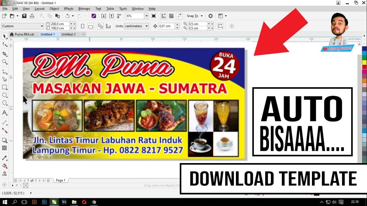 Cara Membuat Banner Rumah Makan Dengan Coreldraw gambar Cara Membuat Banner Rumah Makan Dengan Coreldraw gambar