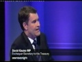 UK Economy grows 0.3% Jan -Mar 2013 (newsnight) - Chancellor George Osbourne / David Gauke MP