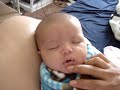 1 month old talking baby