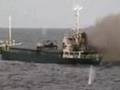 SriLanka Navy destroys LTTE arms vessel 