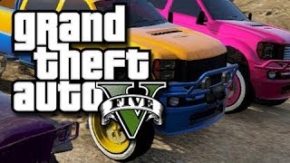 GTA 5 Online Races - Grave Digger Fun! (GTA 5 Funny Moments and Races)