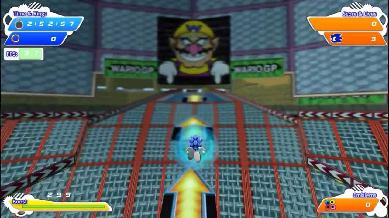 Sonic BGE Anniversary - Wario Colloseum Test (Mario Kart: Double Dash ...