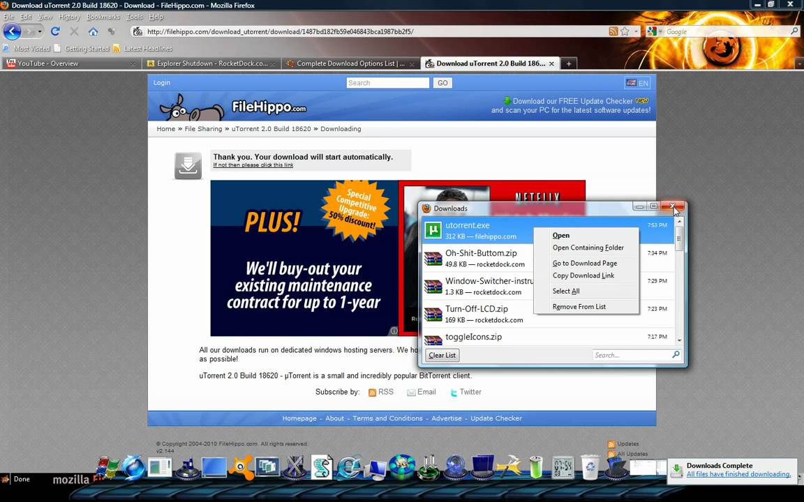 How to use utorrent to download stuff off the Internet - YouTube