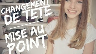 VLOG • Changement de tête + Mise au point