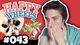 VON ALIENS ENTFÜHRT! ★ HAPPY WHEELS #043 | Herr Bergmann