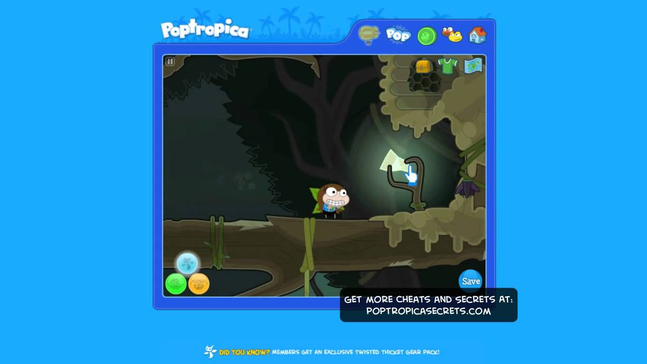 Poptropica - Twisted Thicket Island Walkthrough Part 3 - YouTube