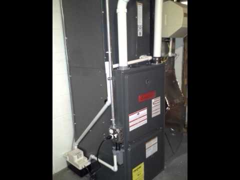 GOODMAN High Efficiency Gas Furnace Installation - YouTube